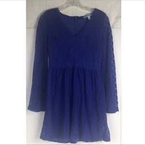 Blue Lacy dina be Dress